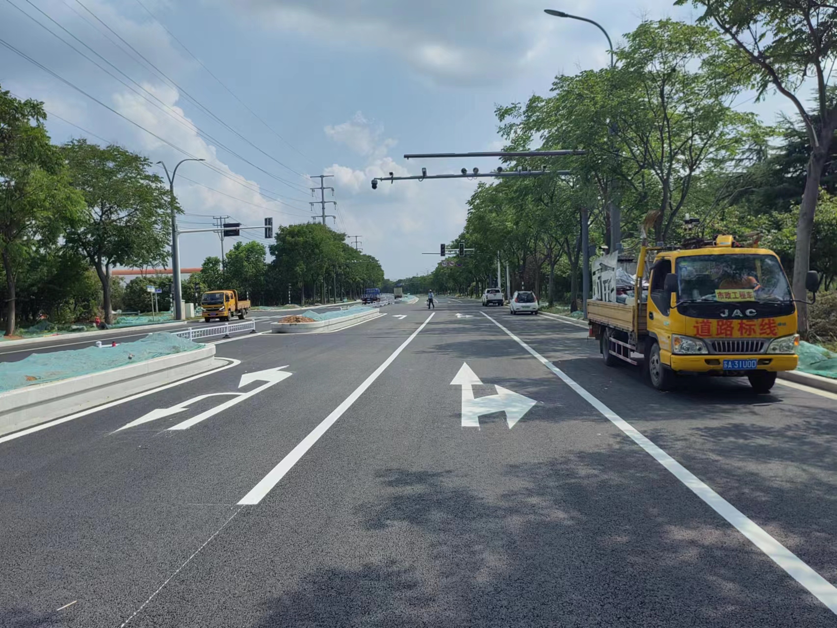 道路划线